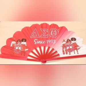 Delta Sorority Handmade 13" Fan